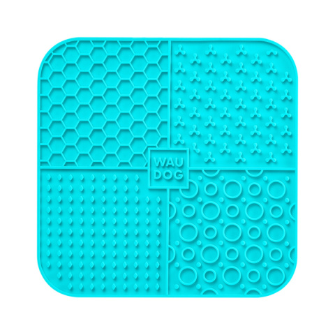 Mata do lizania, 190x190x10 mm, turkusowa