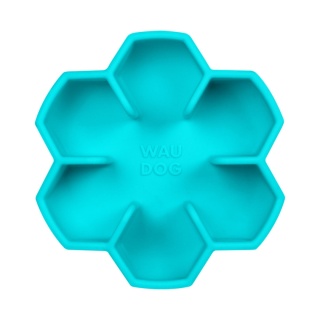 Miska do powolnego karmienia WAUDOG Silicone, niebieska