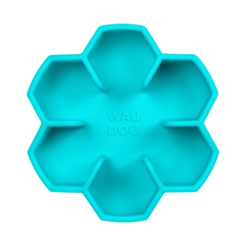 Miska do powolnego karmienia WAUDOG Silicone, niebieska