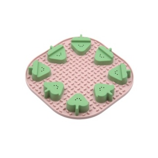 Mata Lizakowo-Węchowa 3w1 Fiboo – 25 × 25 cm - różowa