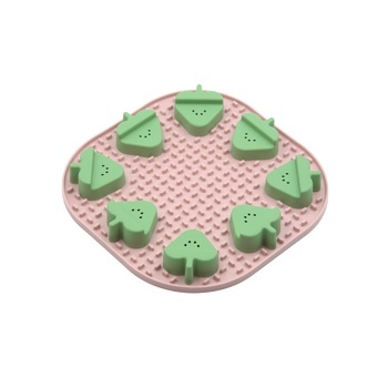 Mata Lizakowo-Węchowa 3w1 Fiboo – 25 × 25 cm - różowa