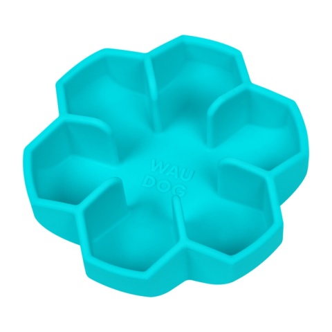 Miska do powolnego karmienia WAUDOG Silicone, niebieska