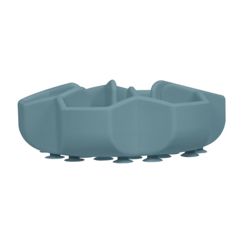 Miska do powolnego karmienia WAUDOG Silicone, szara