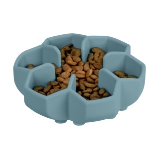 Miska do powolnego karmienia WAUDOG Silicone, szara