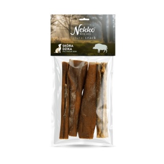 NEKKO NATURAL SNACK Skóra dzika 100g