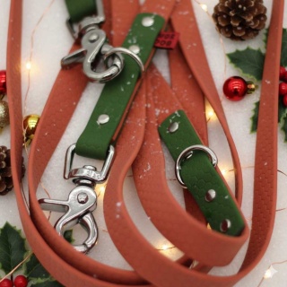 Smycz przepinana Hexa Morelowa Jesień – Kolory Jesieni