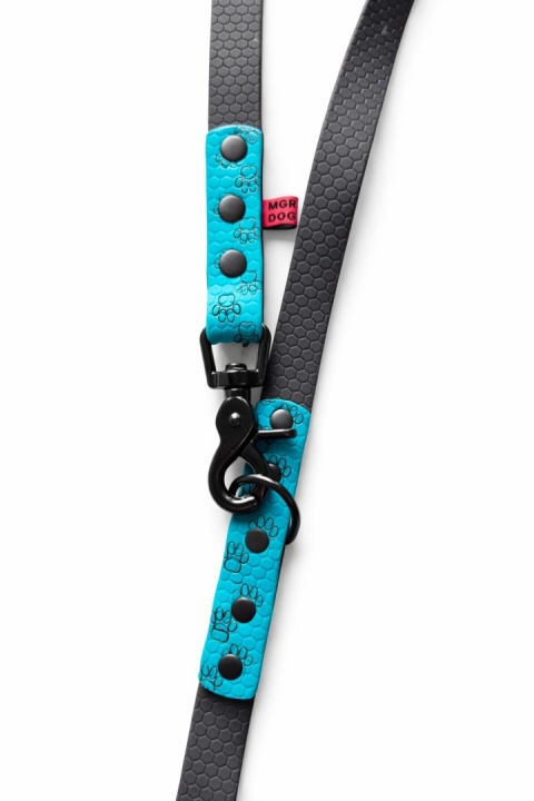 Smycz przepinana Hexa CZARNA