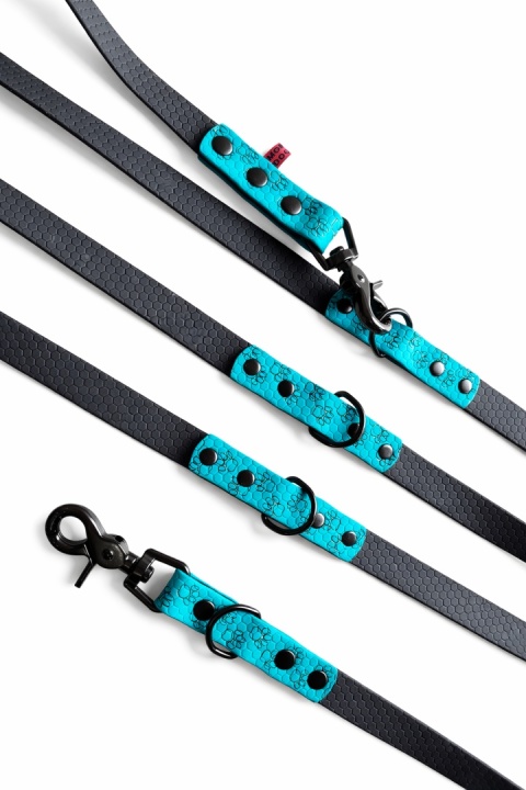 Smycz przepinana Hexa CZARNA