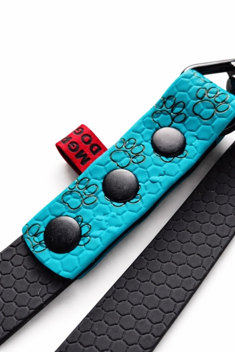 Smycz przepinana Hexa CZARNA